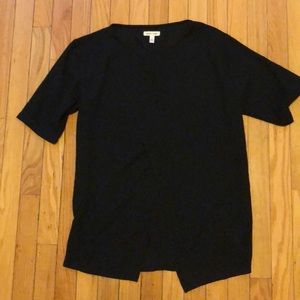 Urban outfitters black silky tee